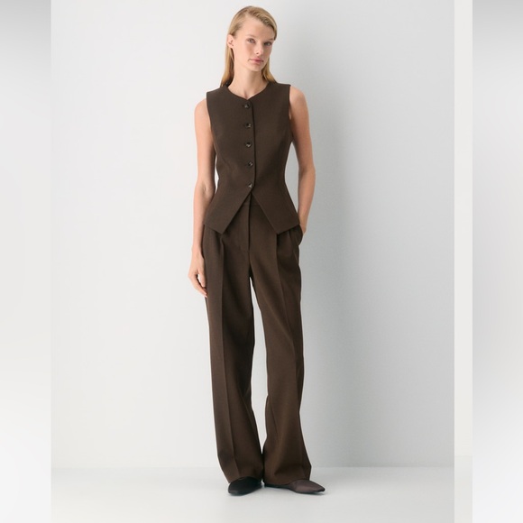 Aritzia Pants - Aritzia The Effortless Pant™ - (Re)ssential in Heather Rich Cocoa
